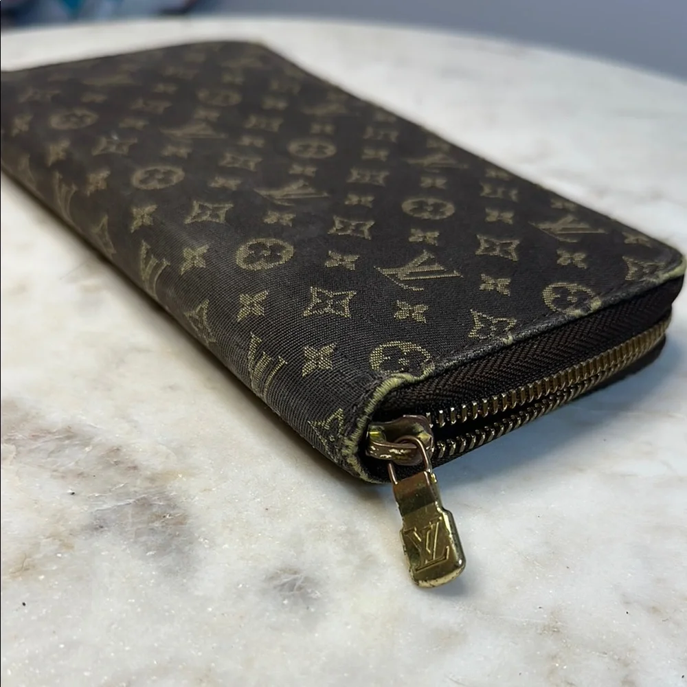 ✨ Louis Vuitton DENIM Monogram Jacquard Zippy Wallet
